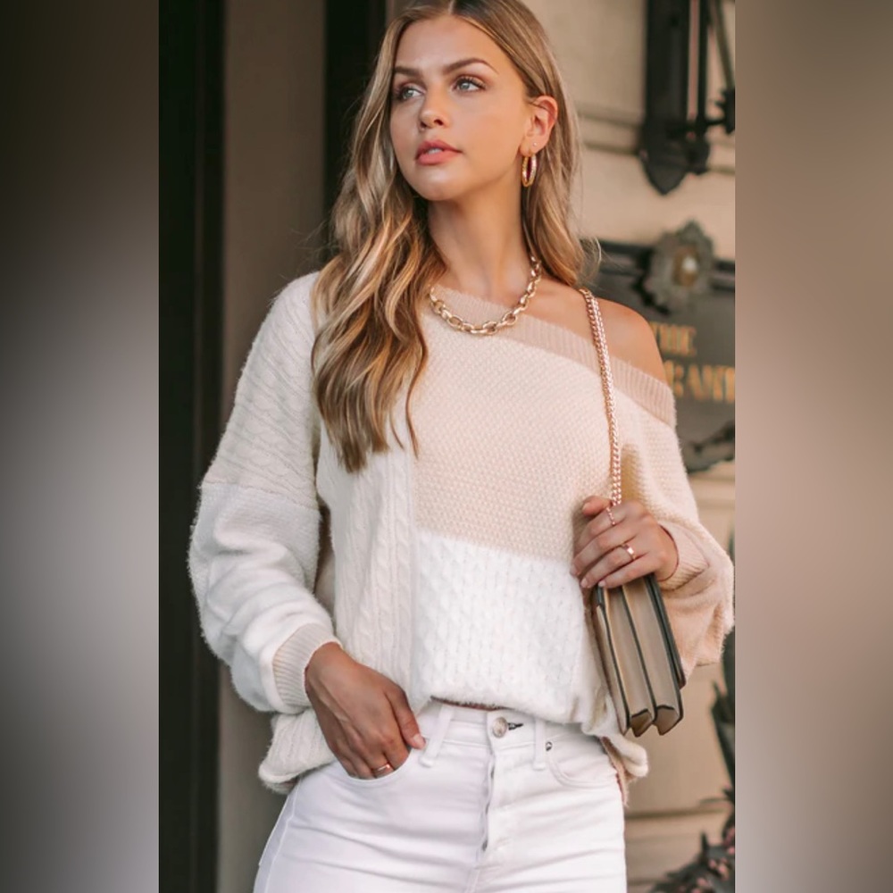 Colorblock sweater - Picture 2 of 2